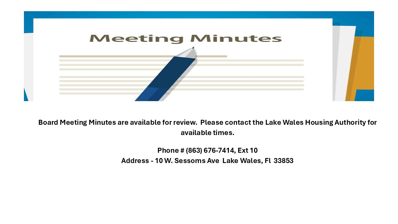 Board Meeting Minute Image
